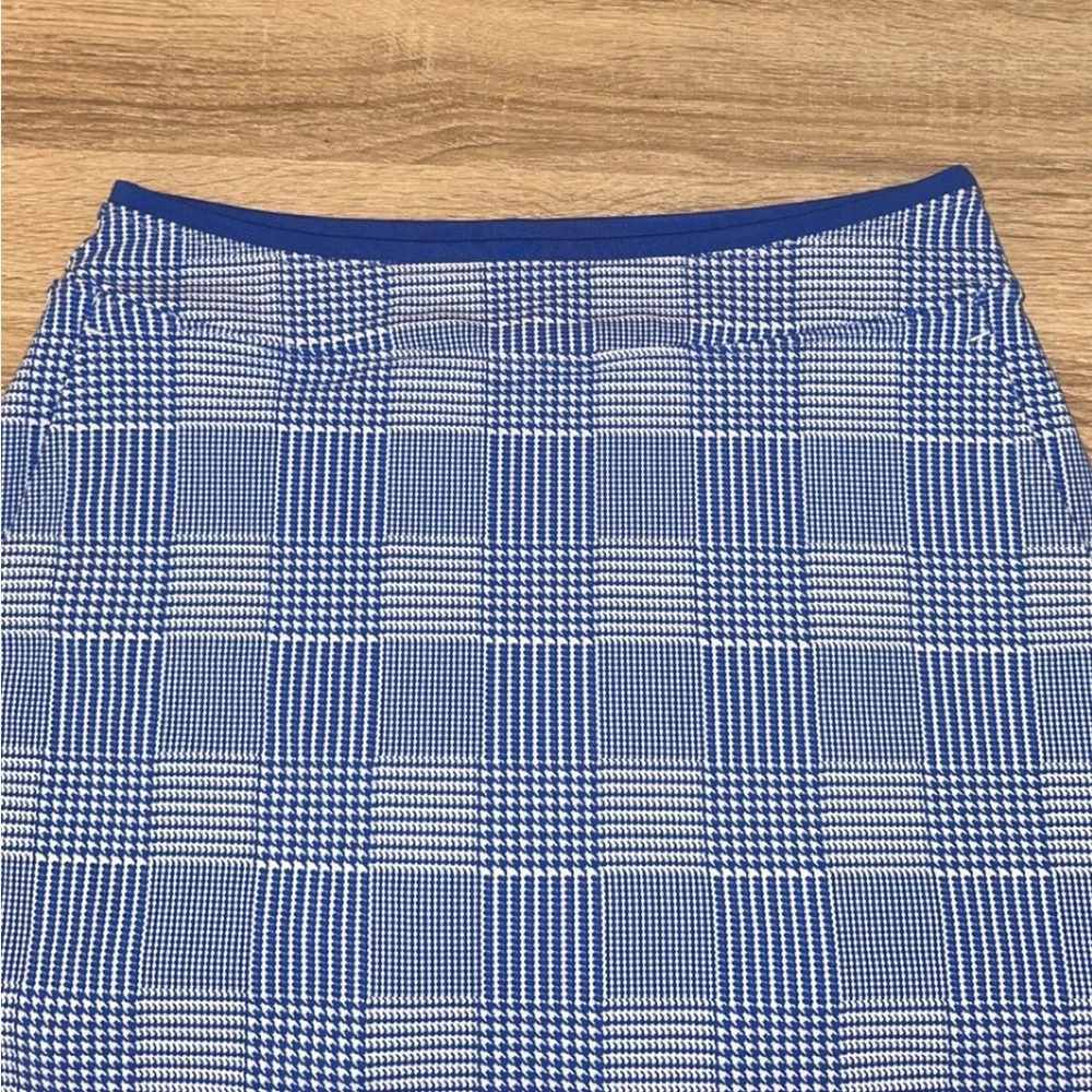 Ralph Lauren Polo Golf Blue & White Plaid Golf Tennis Skort Skirt‎ Small
